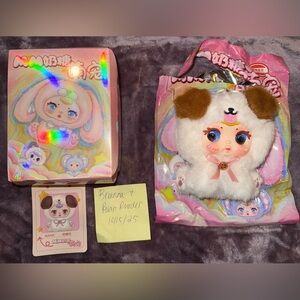 MM Milk Candy Cute Pet Plush Puppy Keychain